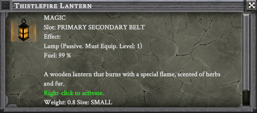 THISTLEFIRE LANTERNS item card